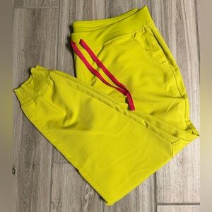 🍋‍🟩 Figs Women's Limeade Lime Green Zamora Jogger Scrub Pants NWOT PO4019